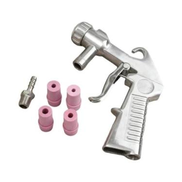Imagem de Kit De Pistola De Jateamento De Areia Para Remoção De Ferrugem Em Vidr