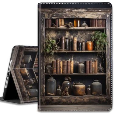 Imagem de Capa para iPad (A16) 11ª geração 11 polegadas 2025/iPad 10ª geração 10,9 polegadas 2022, capa protetora ultrafina multi-ângulo, com hibernar/despertar automático, estante vintage