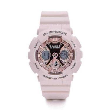 Imagem de Relógio Feminino Casio G-shock Anadigi Rose Gma-s120mf-4adr-Feminino