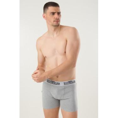 Imagem de Cueca Boxer De Cotton C/ Elástico Personalizado - 100 Frescura Moda Ín