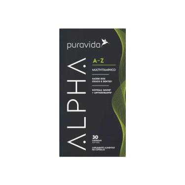 Imagem de Alpha A-Z Multivitamínico Premium Puravida 30 Cáps, Sem Sabor
