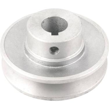 Imagem de Polia Alumínio 1 Canal Perfil A 80mm Com Furo 19mm Vonder