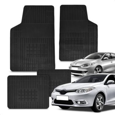 Imagem de Jogo Tapete 100% Borracha Fluence 2011 A 2018 Impermeável Antiderrapante Automotivo 4 Peças