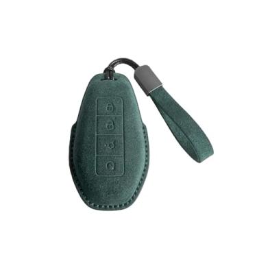 Imagem de Compatível com denza n9 2025 2026 acessórios interiores do carro caso chave de controle remoto chaveiro guarnição guarnição capa(Style A Green)