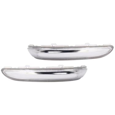 Imagem de Generic Lente da Lâmpada Indicadora de Mudança de Direção do Espelho Retrovisor, Substituição Transparente Durável para 208 2012-2019 Com OE 9814464680 9814464880 para Segurança No Trânsito