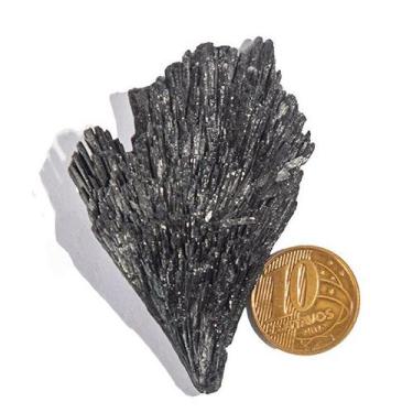 Imagem de Cianita Preta ou Vassoura de Bruxa 50mm Pedra Natural Tipo A - Cristai