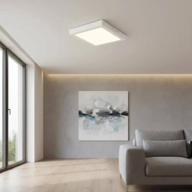 Imagem de Plafon Painel Elgin 24W Led: Iluminação Moderna E Fácil Inst