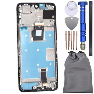 Imagem de Digitalizador de tela sensível ao toque com moldura para Honor 90 Smart Black 6.8