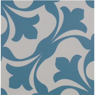 Imagem de Piso em Porcelana Hidraulica Ocean Blue kit com 10 peças 20x20cm e 07 