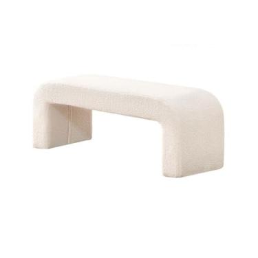 Imagem de Banqueta de sapato de entrada moderna para quarto banco de cabeceira loja de roupas banco de provador de sala de estar bancos decorativos (120 x 40 x 43 cm)