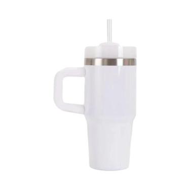 Imagem de Caneca Térmica De Carro De Aço Inoxidável Com Dupla Camada De 14oz, Po