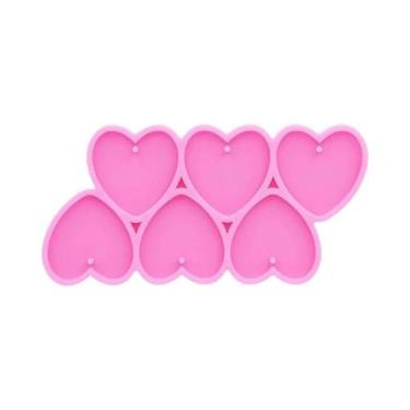 Imagem de Molde De Silicone Redondo Brilhante Para Resina Epóxi DIY: Brincos, Co