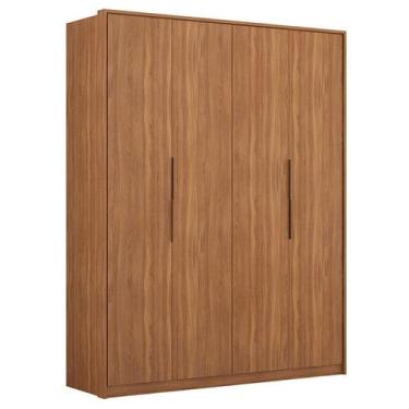 Imagem de Guarda Roupa Casal Attore D43010K 4 Portas Amêndola - Demartêz - DEMAR
