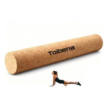 Imagem de O melhor dispositivo de rolo de cortiça para alongamento adequado, treinamento de equilíbrio, aplique pressão terapêutica firme - 59,9 cm