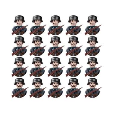 Imagem de Figuras Miniaturas Militares Da Segunda Guerra Mundial, Bonecos Humano