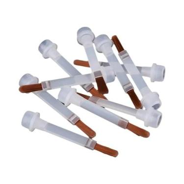 Imagem de Pincéis Descartáveis Para Unhas Com Cabo Marrom Para Frascos De 15ml, 