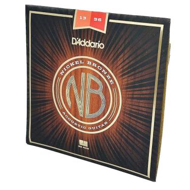 Imagem de Encordoamento Violão Aço 013 D`Addario Nickel Bronze Nb1356