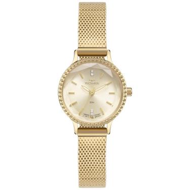 Imagem de Relógio Technos Feminino Ref: Gl32bg/1d Elegance Mesh Dourado