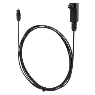 Imagem de Cabo Audio Optico Digital Toslink + Adaptador Optico Em 90°