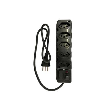 Imagem de Filtro de Linha Extensão Elétrica 5 Tomadas 1 Metro