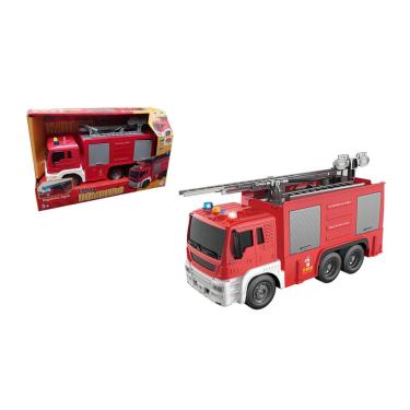 Imagem de Caminhão Fricção Bombeiro Escada - Lança Água - DmToys
