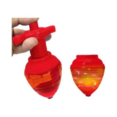 Imagem de Pião De Borracha Multicolorido Com Transmissor Integrado, Rotação Prol