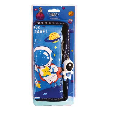 Imagem de ESTOJO ESCOLAR AVENTUREIRO ASTRONAUTA COR AZUL FF9021 - FOFY