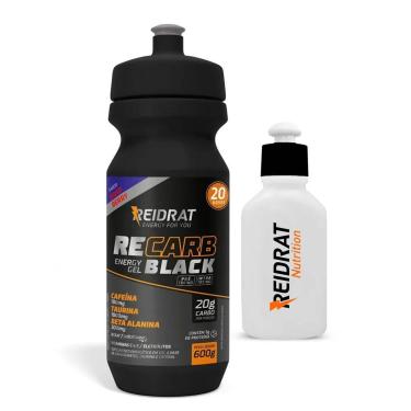 Imagem de Recarb Energy Gel Black Squeeze + Mini Squeeze 100 ml - 600g Rasp Berry - Reidrat-Unissex