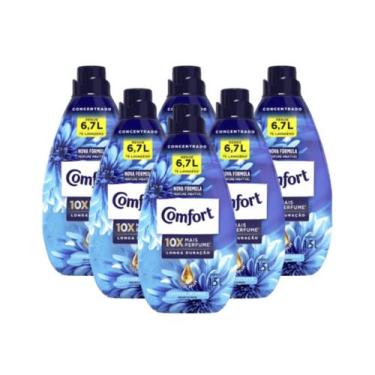 Imagem de Kit 6 Amaciante De Roupas Concentrado 1,5l Tira Toda Sujeira - Comfort