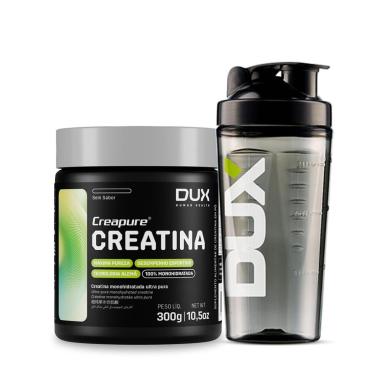 Imagem de Kit Creatina Monohidratada 100% Creapure 300g + Coqueteleira-Unissex