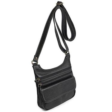 Imagem de Bolsa Feminina Pequena Feita De Couro Alça Tiracolo - Le Voyage