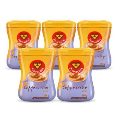 Imagem de Cappuccino Diet Solúvel 3 Corações Kit 5 unidades 150g - 11899