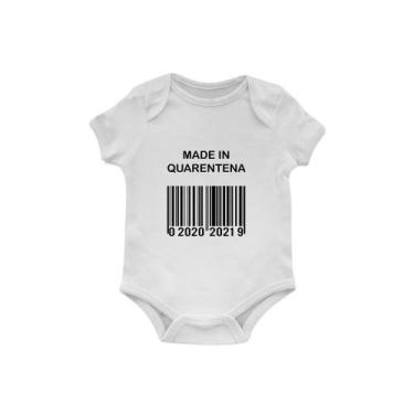 Imagem de Body Bebê Quarentena código de barras - Starnerd
