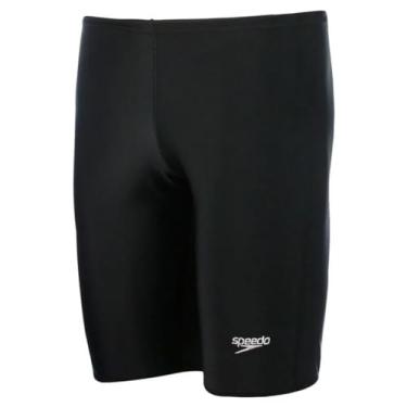 Imagem de Bermuda de Natação, Speedo, Xtra, Lycra Lisa com Lateral Jammer, tamanho P - Preto