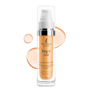 Imagem de Gel Rejuvenescedor Facial Ivy C AOX - 30g - Fórmula com Vitamina C e Ácido Hialurônico - Auxilia a Reduzir Linhas e Rugas Finas - Textura Leve - Mantecorp