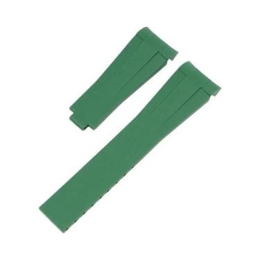 Imagem de Pulseira De Borracha À Prova d'Água De 20mm Para Rolex Série Ghost Day