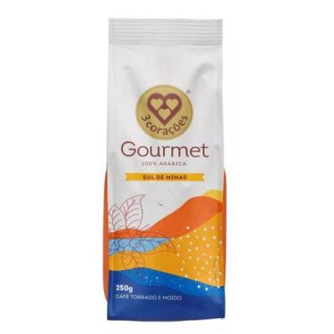 Imagem de Café 3 Corações Moído GOURMET SUL DE MINAS 250G, 250g