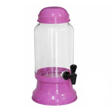 Imagem de Suqueira Simples Vidro Sucos e Bebidas 3,2 Lt - Rosa Pig - Pontual UD