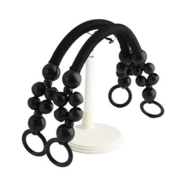 Imagem de Alças De Bolsa De Madeira Com Contas De 19 Polegadas, 10 Cores, Alças 