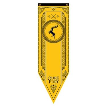 Imagem de Bandeira Flâmula Com Brasão Casa Baratheon Game Of Thrones - GS