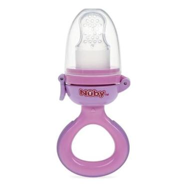 Imagem de Alimentador De Silicone Para Bebê Com Regulagem Nuby, Rosa