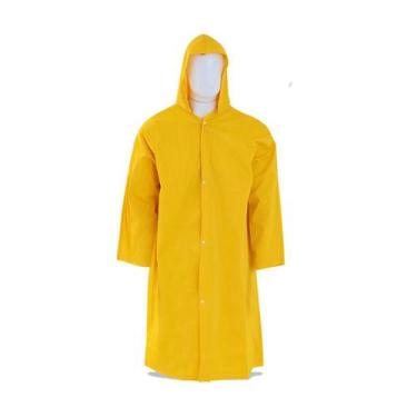 Imagem de Capa Chuva Pvc Reforçada Amarela Plastnova G