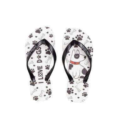 Imagem de Chinelo Feminno Petite Jolie Dog Preto - PJ6969-Feminino