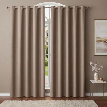 Imagem de Cortina Blackout Tecido Corta Luz 2,80x2,70m Varão Simples 3,00m - MR 