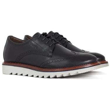 Imagem de Sapato Masculino Ferracini 24h Social Filadelfia Couro Conforto Cadarço 5876-679-Masculino