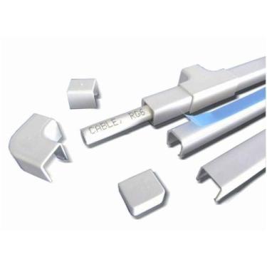 Imagem de Canaleta Dexson 10x10mm Com Adesivo 2 Metros Branca - Dxn10021 - Schne
