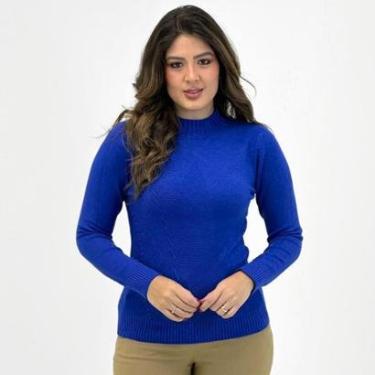 Imagem de Blusa de Lã Dyordhana Gola Alta Manga Longa Feminina-Feminino