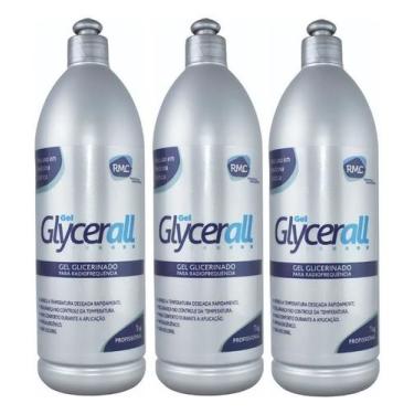 Imagem de Glycerall 1kg Rmc Gel Para Radiofrequência - Kit com 3