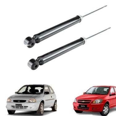 Imagem de Par amortecedor traseiro corsa celta prisma cofap, Preto