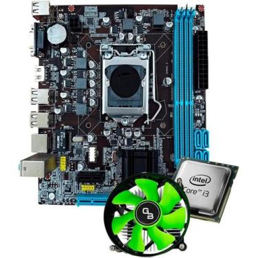Imagem de Kit Upgrade Intel Core i3 Terceira Placa Mãe H61 LGA 1155 - SouTech